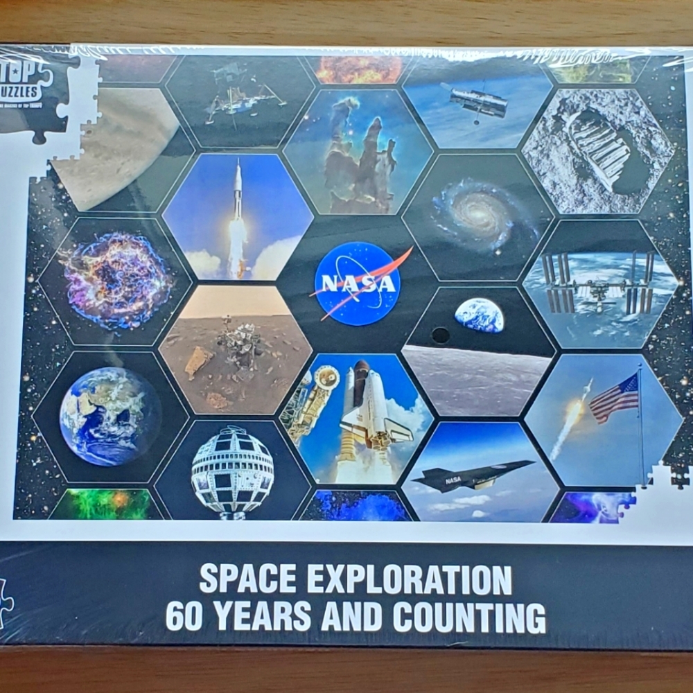 NASA Jigsaw Puzzle Space Exploration 60 Years & Counting New